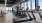 a gym with treadmills