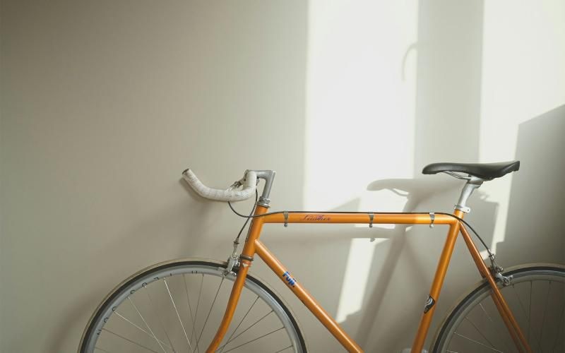 Find your perfect fit at The Grand a bicycle parked in a room